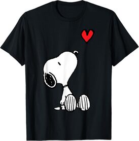 Peanuts Heart Sitting Snoopy T-Shirt