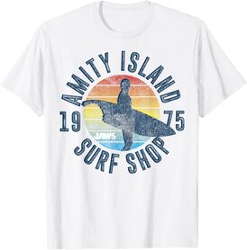 Jaws Amity Island Surf Board T-Shirt