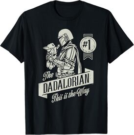 Star Wars The Mandalorian and Grogu Dadalorian Fathers Day T-Shirt