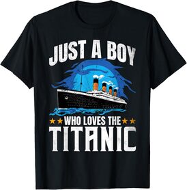 Boys who just love the RMS Titanic T-Shirt