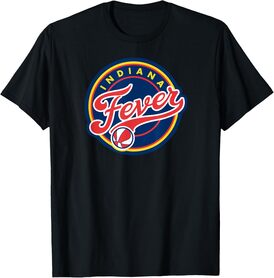 Indiana Fever WNBA Unisex-Adults and Kids Grey T-Shirt, Small, Short Sleeve, Round Neck, Loose Fit, Modern, Logo, Triblend, Sports Fan